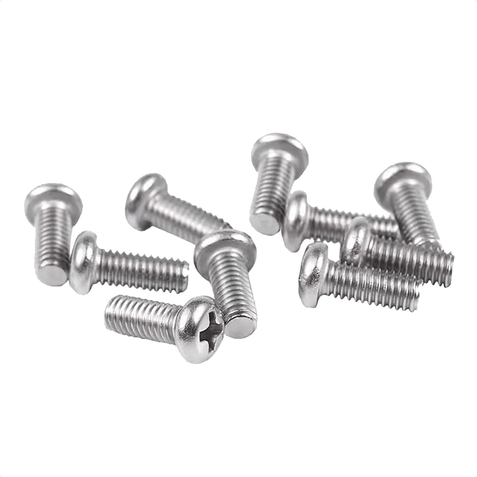 Aleoed M4 X 10Mm Screw For Tv Computer Lcd Monitor Stand Mounting Phillips Head Screw, Pack Of 10